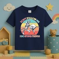 Don't Follow Me I Do Stupid Things Scuba Diver Toddler T-Shirt thumb 3