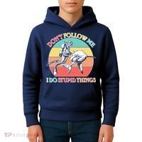 Don't Follow Me I Do Stupid Things Scuba Diver Kids Hoodie thumb 4