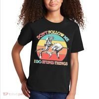 Don't Follow Me I Do Stupid Things Scuba Diver Kids T-Shirt thumb 2