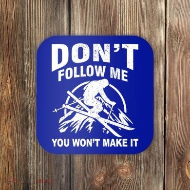 Don't Follow Me You Won't Make It Skiing Coaster