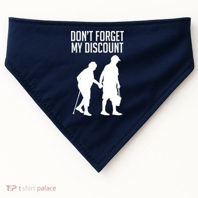 Don't Forget My Discount USA-Made Doggie Bandana
