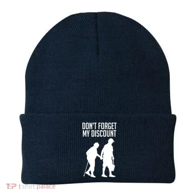 Don't Forget My Discount Beanie