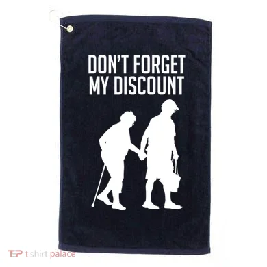 Don't Forget My Discount Golf Towel