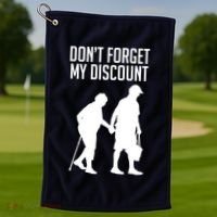 Don't Forget My Discount Golf Towel thumb 1