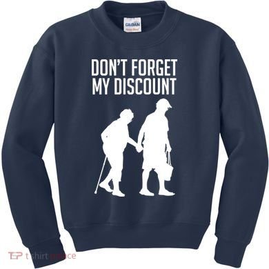 Don't Forget My Discount Kids Sweatshirt