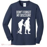 Don't Forget My Discount Kids Long Sleeve Shirt thumb 0