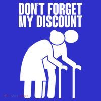 Don't Forget My Senior Citizen Discount Women's Tank Top thumb 5