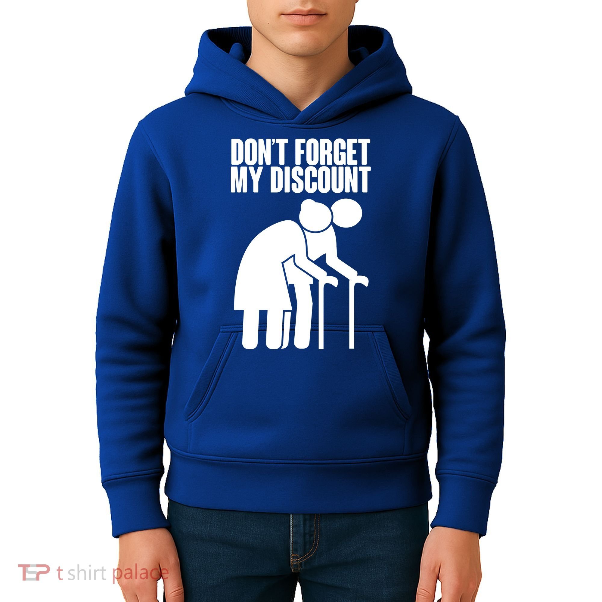 Don't Forget My Senior Citizen Discount Kids Hoodie