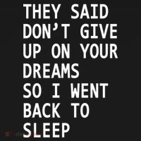 Don't Give Up On Your Dreams Back To Sleep Women's Hoodie thumb 2