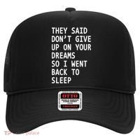 Don't Give Up On Your Dreams Back To Sleep Hat thumb 0