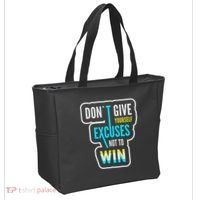 Don't Give Yourself Excuses Not To Win Tote Bag thumb 2