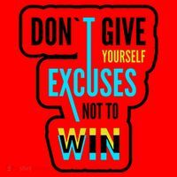 Don't Give Yourself Excuses Not To Win Santa Hat thumb 1