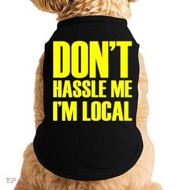 Don't Hassle Me I'm Local Funny Spring Break Beach Surfing Doggie Tank