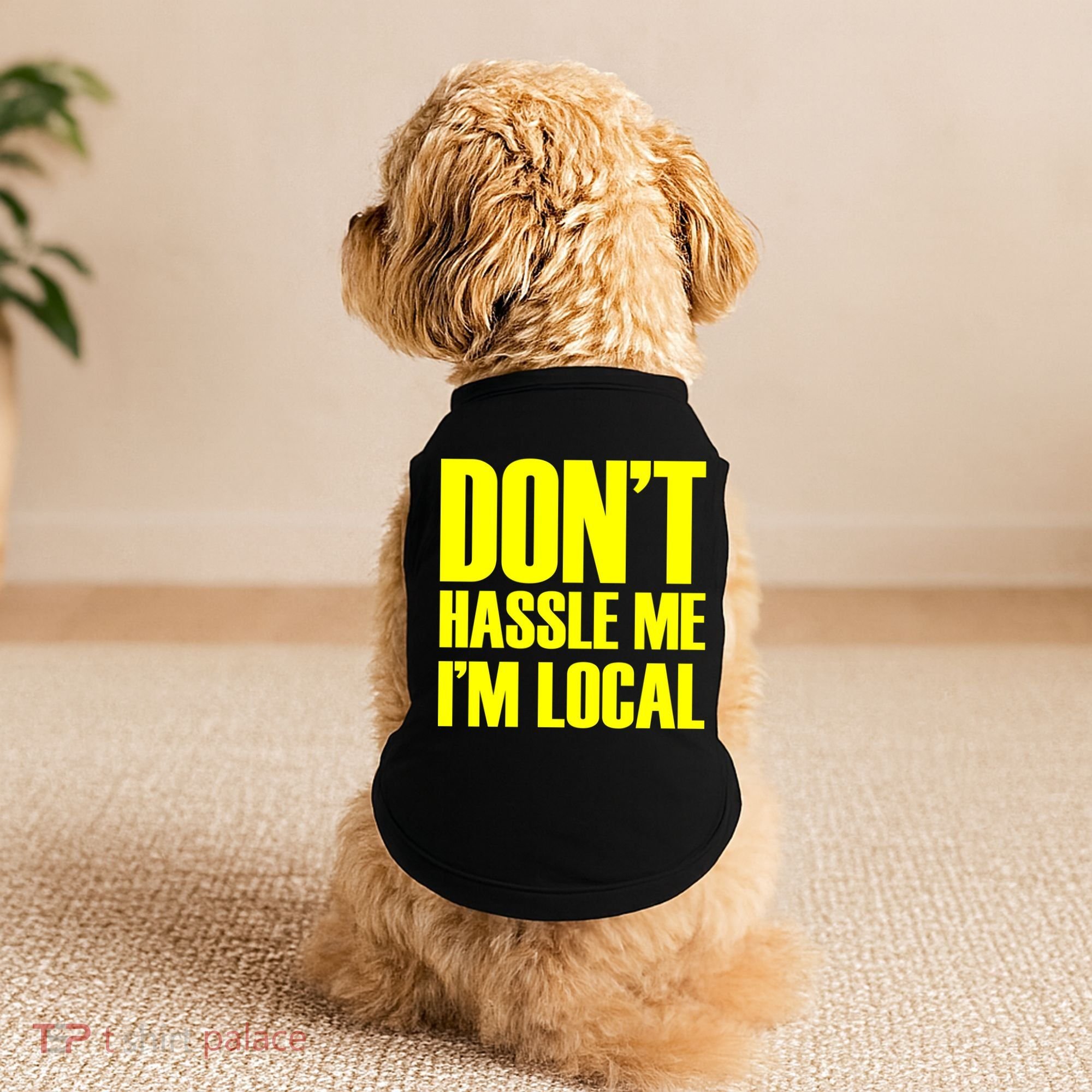 Don't Hassle Me I'm Local Funny Spring Break Beach Surfing Doggie Tank