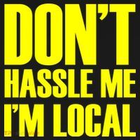 Don't Hassle Me I'm Local Funny Spring Break Beach Surfing Ornament thumb 1