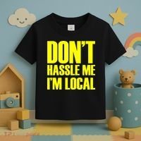 Don't Hassle Me I'm Local Funny Spring Break Beach Surfing Toddler T-Shirt thumb 3