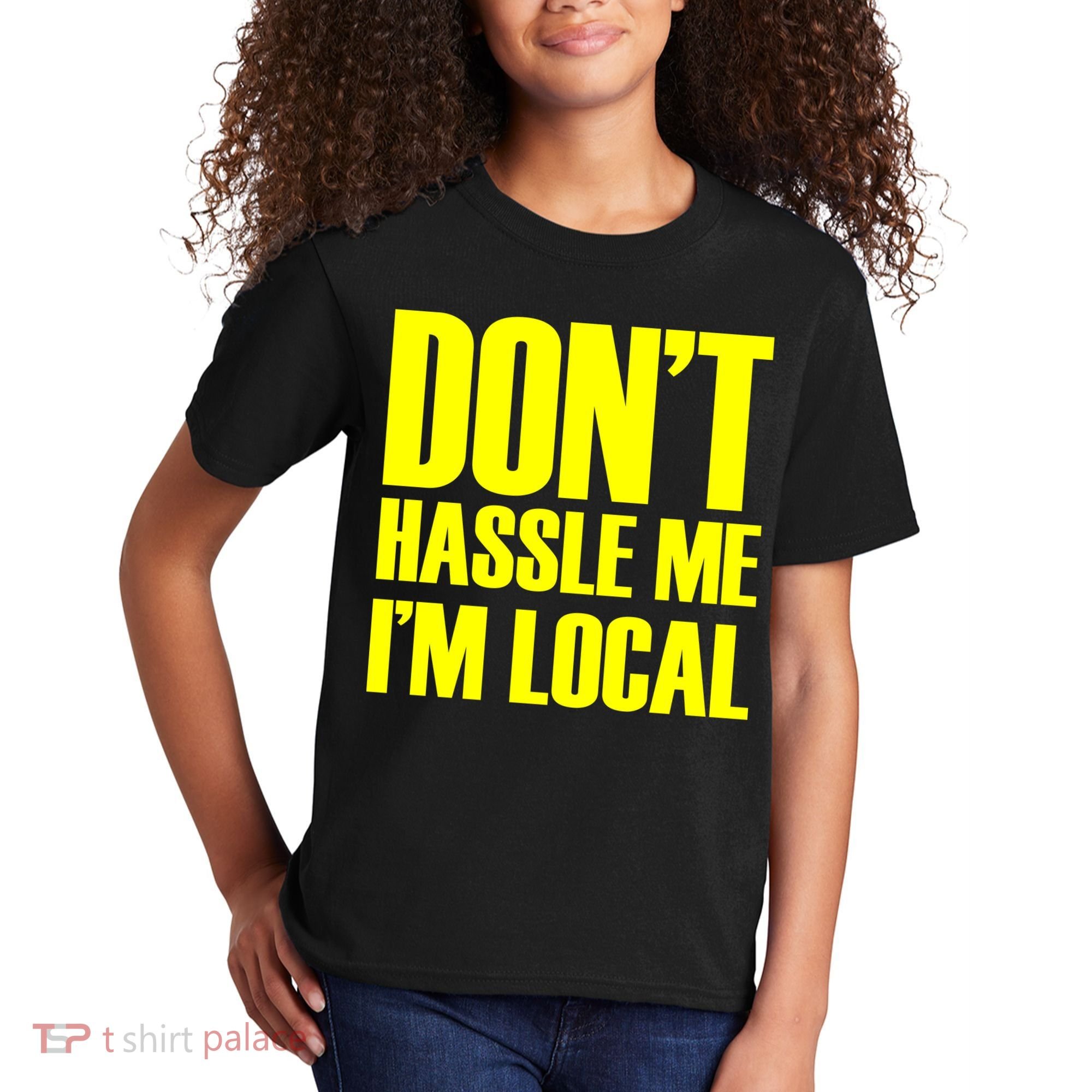 Don't Hassle Me I'm Local Funny Spring Break Beach Surfing Kids T-Shirt