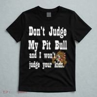 Don't Judge My Pit Bull T-Shirt thumb 5