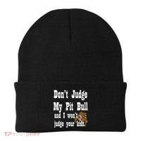Don't Judge My Pit Bull Beanie thumb 0