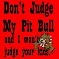 Don't Judge My Pit Bull Santa Hat thumb 1