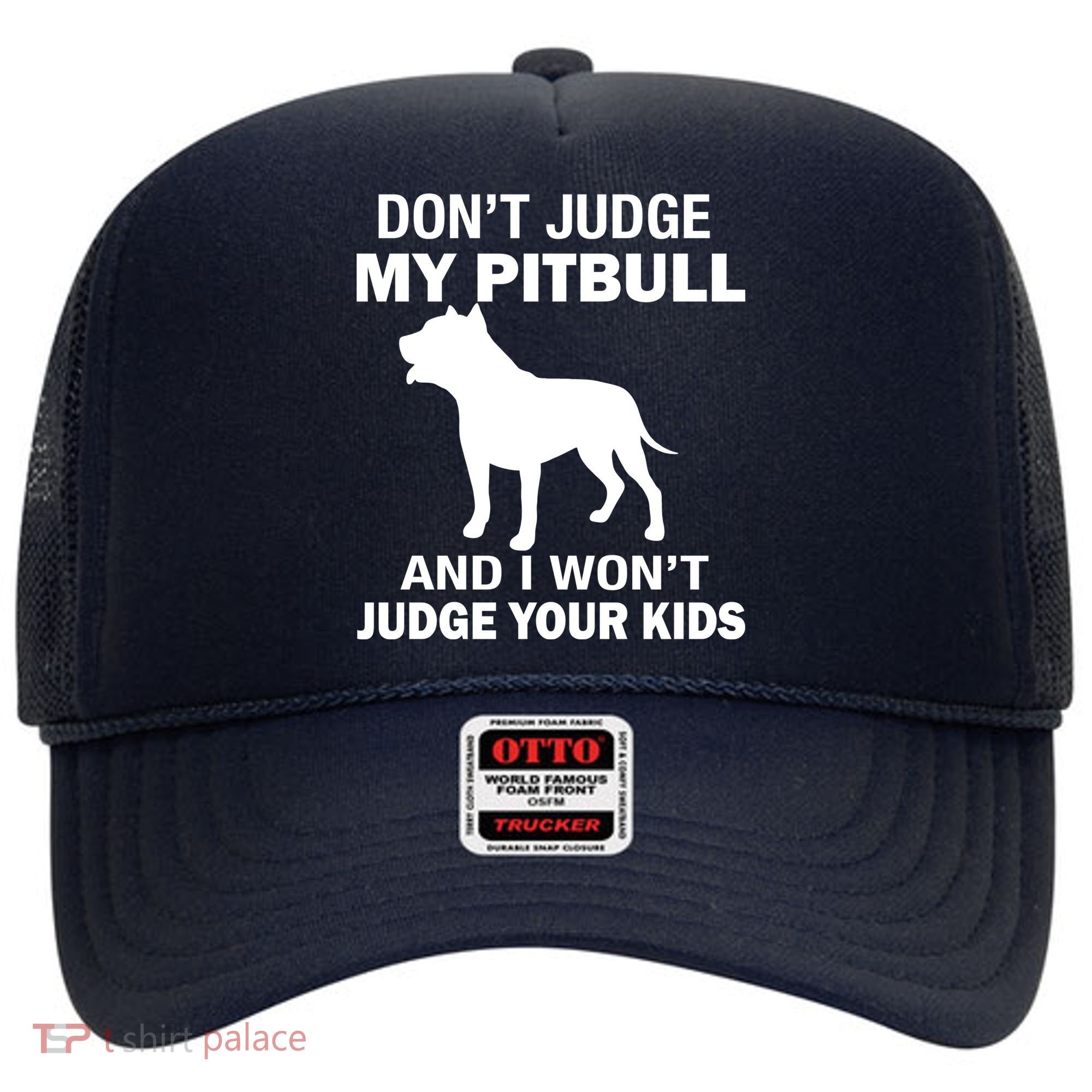 Don't Judge My Pitbull I Won't Judge Your Kids Hat