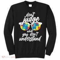 Don't Judge What You Don't Understand Autism Awareness Sweatshirt thumb 0