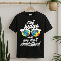 Don't Judge What You Don't Understand Autism Awareness T-Shirt thumb 2