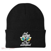 Don't Judge What You Don't Understand Autism Awareness Beanie thumb 0