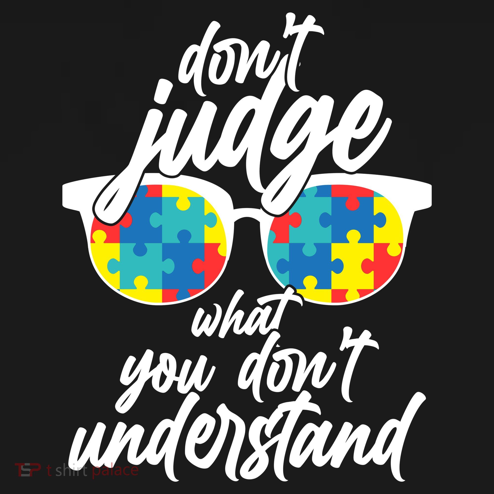 Don't Judge What You Don't Understand Autism Awareness Coaster
