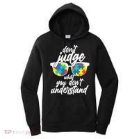 Don't Judge What You Don't Understand Autism Awareness Women's Hoodie thumb 0