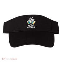Don't Judge What You Don't Understand Autism Awareness Visor thumb 0