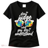 Don't Judge What You Don't Understand Autism Awareness Women's T-Shirt thumb 0