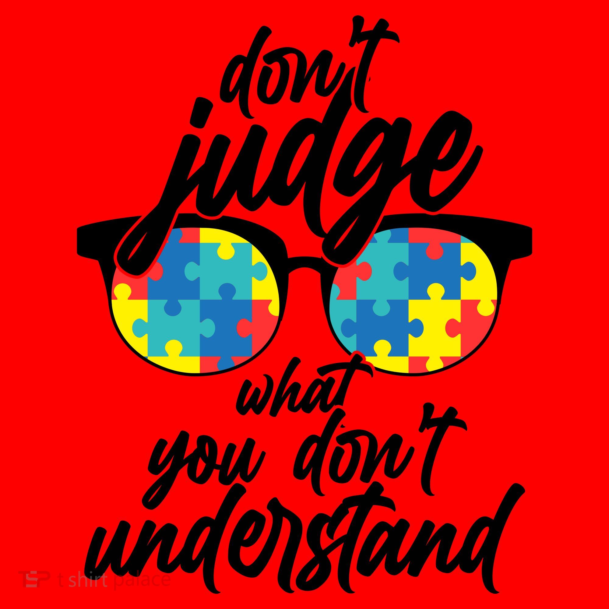 Don't Judge What You Don't Understand Autism Awareness Santa Hat