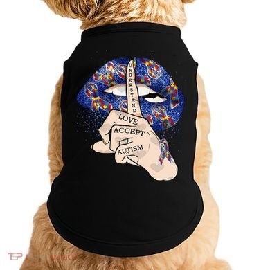 Don't Judge What You Don't Understand Autism Awareness Lip Doggie Tank