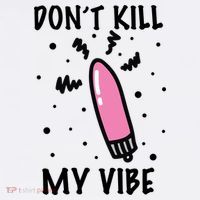 Don't Kill My Vibe Funny  USA-Made Doggie Bandana thumb 2