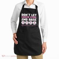 Don't Let Breast Cancer Steal Second 2nd Base Apron thumb 2