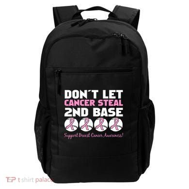 Don't Let Breast Cancer Steal Second 2nd Base Backpack