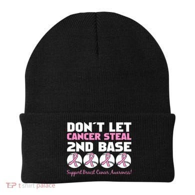 Don't Let Breast Cancer Steal Second 2nd Base Beanie