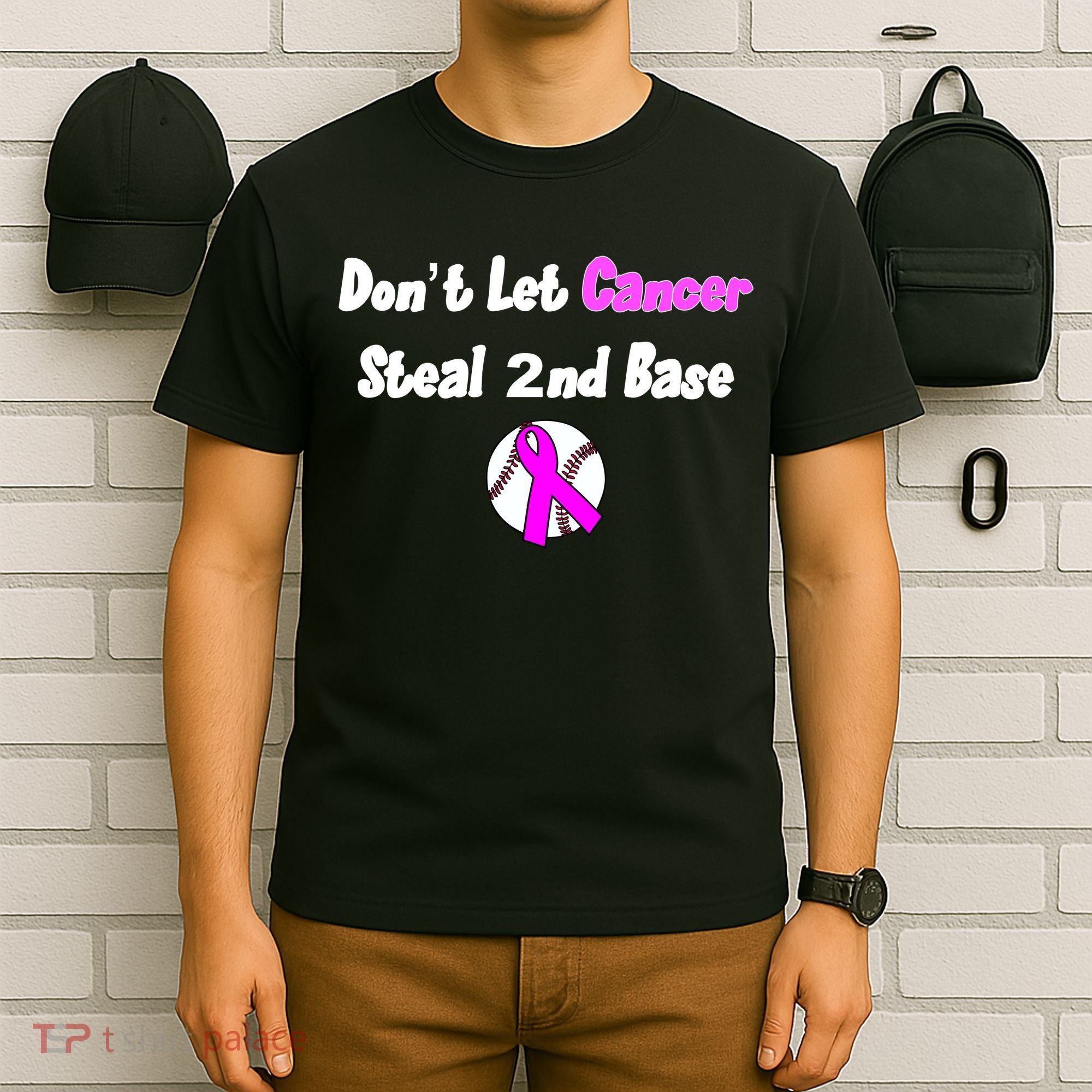 Don't Let Cancer Steal Second Base T-Shirt