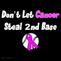 Don't Let Cancer Steal Second Base Women's Hoodie thumb 2