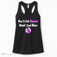 Don't Let Cancer Steal Second Base Women's Tank Top thumb 0