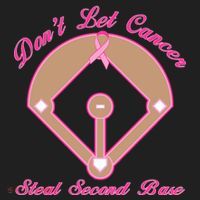 Don't Let Cancer Steal Second Base Diamond Women's Sweatshirt thumb 2