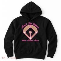 Don't Let Cancer Steal Second Base Diamond Hoodie thumb 0