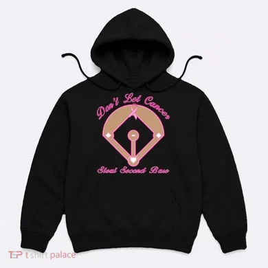 Don't Let Cancer Steal Second Base Diamond Hoodie