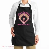 Don't Let Cancer Steal Second Base Diamond Apron thumb 2