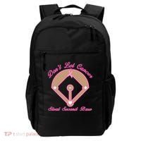 Don't Let Cancer Steal Second Base Diamond Backpack thumb 0