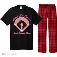 Don't Let Cancer Steal Second Base Diamond Pajama Set thumb 0