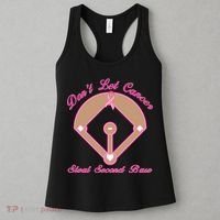 Don't Let Cancer Steal Second Base Diamond Women's Tank Top thumb 3