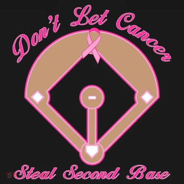 Don't Let Cancer Steal Second Base Diamond Toddler Hoodie