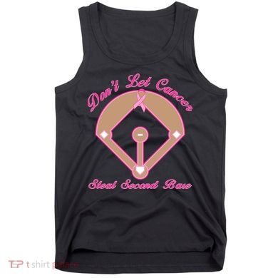 Don't Let Cancer Steal Second Base Diamond Tank Top